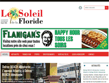 Tablet Screenshot of destinationsoleilfloride.com